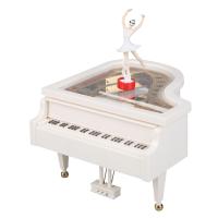 Romantic Piano Model Dancing Ballerina Music Box Clockwork Musical Boxes