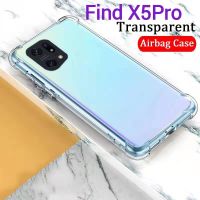 Find X5Pro(พร้อมส่งในไทย)เคสTPUใสกันกระแทกแบบคลุมกล้องOPPO Find X5 Pro 5G