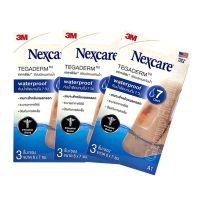 3M Nexcare Tegaderm A1 แผ่นเทปใสปิดแผลกันน้ำ 6 ซม.x7 ซม.3 ชิ้น/ซอง