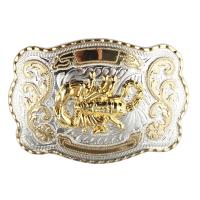 【CW】 Gold Scorpion Color Big Buckle for Man Alloy 4.0cm Cowboy