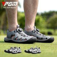 PGM Summer Outdoor Men Golf Shoes Super Breathable Golf Sports Sandals Elastic EVA Slippers Male Anti-slip Spikes Footwear 41-46