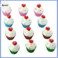 APRAIN 30 Pcs ความยาว29มม. จี้เรซิ่น faux CUP cake พลาสติก imiated Food Charm พร้อมห่วง รู: 2mm เส้นผ่านศูนย์กลาง24มม. จี้เรซิ่น3D สีสันสดใสถ้วยหวานเค้กอาหาร Charm 6-สี เรซิน เครื่องรางเค้กหวานอาหารน่ารัก งานฝีมือดีไอวาย