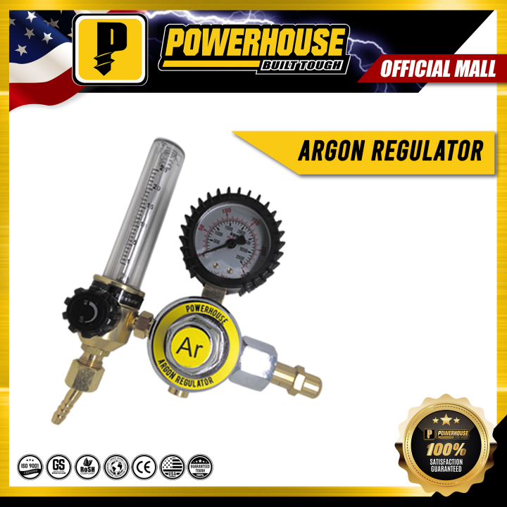 Powerhouse Argon Tank Regulator for TIG Gas GTAW Welding Machine