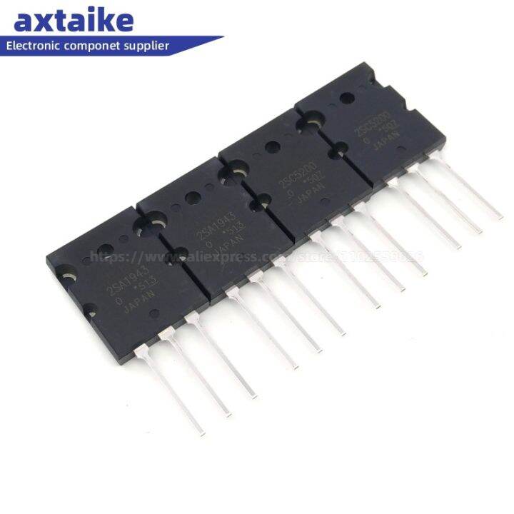 5PCS 2SA1943 2SC5200 TTC5200 TTA1943 NPN PNP 230V 15A TO-3PL Audio