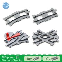 Big Size Bricks Toys Train Track Bridge Set Accessories DIY Track Building Blocks high-tech electic Brick Education Baby Toys