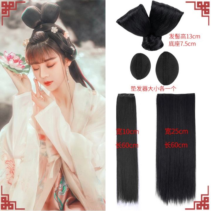 100-new-hgestore-hanfu-ชุดยางโมเดลการประกบเข้าคู่ควรกับทำหน้าที่เป็นชุดโทรทัศน์ทรงผมโบราณคอสเพลย์แป้นแตร