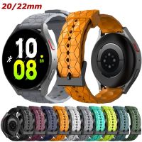 pengyigan 20mm 22mm Silicone Strap For Samsung Galaxy Watch 5/4 40 44mm Classic 42mm Active 2 Sport Bracelet For Huawei GT2e/3/Pro 43 46mm