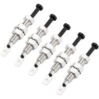 5PCS Hood Door Pin Switch 8MM Car Auto Trunk Adjustable Alarm Security ON Off Momentary 20A 12VDC