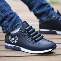 New style leather waterproof casual shoes soft bottom non-slip leather shoes