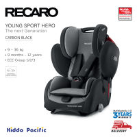 Recaro Young Sport Hero คาร์ซีท สำหรับเด็ก พนังพิงสามารถปรับเอนได้ 2 ระดับ ด้านข้างป้องกันแรงกระแทกสูงสุดแบบ ADVANCED S