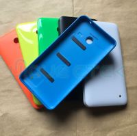 สำหรับ Nokia Lumia 630 635 636 638ฝาหลังปิดโทรศัพท์หลังที่อยู่อาศัยประตูหลังเคสมีกระดุมชิ้นส่วนซ่อมแซมชิ้นส่วนอะไหล่ LHG3761