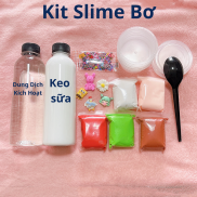 Bộ Kit Làm Slime Bơ Lớn Butter Slime 19 Món Tặng Kèm Charm Và Hộp