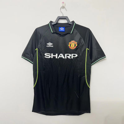 1998 Mancheste United Second Away Jersey Football Retro Soccer Shirt S-XXL