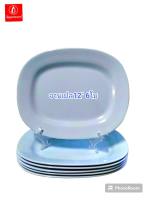 ซุปเปอร์แวร์ ชุดจานเปล12นิ้ว (สีฟ้า) สินค้าลดราคาจากโรงงาน