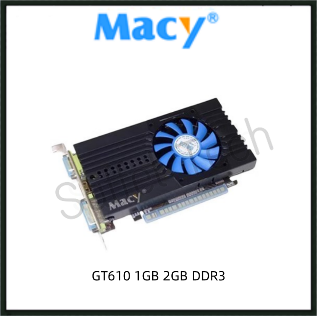 USED MACY GT610 1GB 2GB DDR3 Gaming Graphics Card GPU