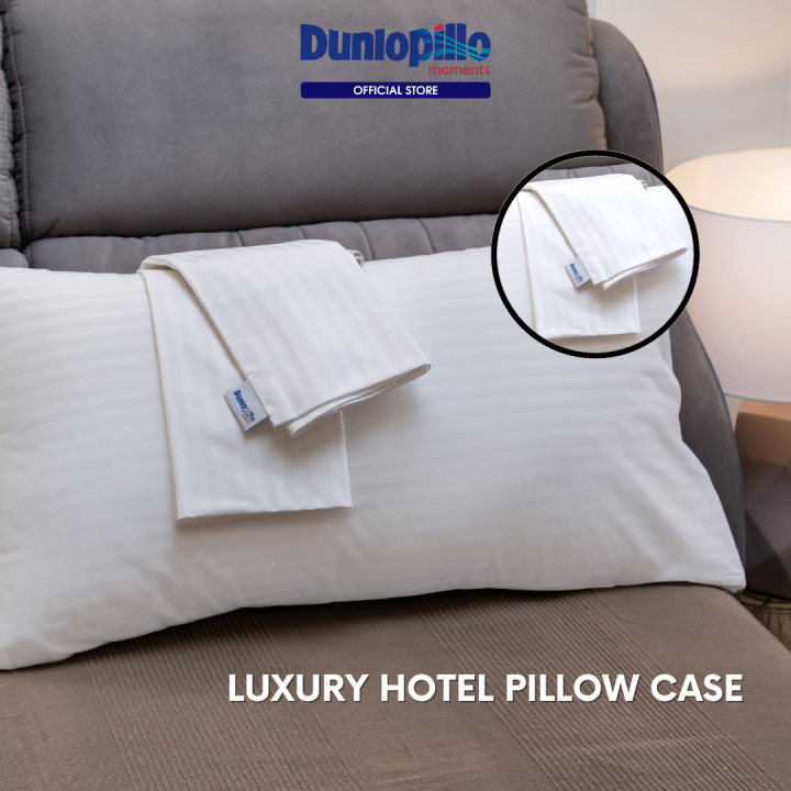 Dunlopillo Luxury Hotel Pillow Case (1pc) 53 x 93CM Lazada