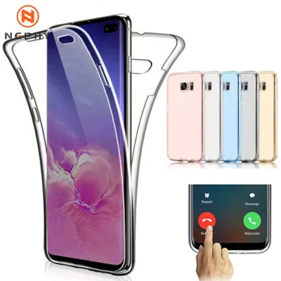 360 Full Clear Case For Samsung Galaxy S6 S7 Edge S8 S9 S10 S20 Plus Note 8 9 10 20 Pro Soft Silicone Mobile Phone Cover Bumper