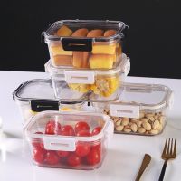 hot【cw】 Sealed Thickened Stackable PET School Office Bento with Lid for