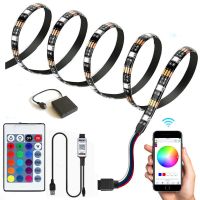 USB/battery Backlight 5V Smart LED Strip 5050 RGB Multi Color LED Tape Lamp Bluetooth-compatible Control HDTV TV Night Light