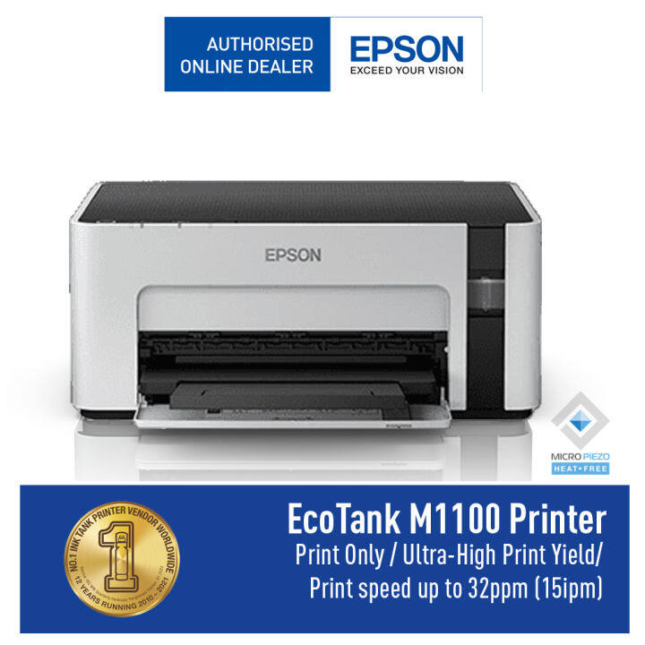 Printer Epson M1100 M 1100 M 1100 Monochrome Inkjet Garansi Resmi Lazada Indonesia 6456