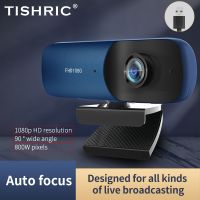 ✤♨ TISHRIC USB Webcam 1080P Autofocus/No Autofocus 4K Web Cam 1080P Web Camera With Microphone Webcam HD PC Camera For Computer