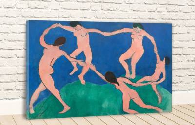 Henri Matisse Dance La Danse 1910เฟอร์นิเจอร์ศิลปะบนผืนผ้าใบสำหรับติดกำแพง1ชิ้นของตกแต่งภายในกรอบหรือไร้กรอบ