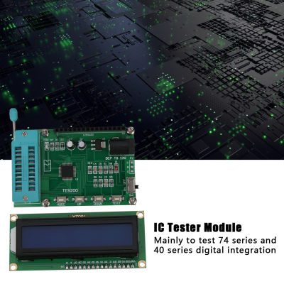 โมดูลทดสอบ IC แบบดิจิตอลป้องกันการเกิดออกซิเดชัน74 40 45ชุดอุตสาหกรรมเครื่องทดสอบ IC สากลสำหรับการทดสอบประตูตรรกะ IC