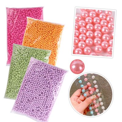 3/4/6/8/10/12MM Multicolors Round NO Hole Acrylic Imitation Pearl Beads Loose Beads for DIY Craft Scrapbook Decoratio