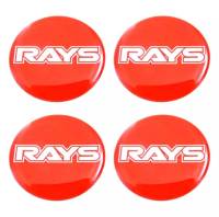 สติกเกอร์ติดดุมล้อ RAYS ขนาด 39mm. 1 ชุดมี 4 ชิ้น