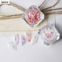 JETANS Cherry Blossoms สีสันสดใสเครื่องประดับทำเล็บแม่พิมพ์ซิลิโคนขนมเค้กงานฝีมือ DIY แม่พิมพ์ซิลิโคนขนมเค้กเลื่อมซากุระเล็บเกล็ดเล็บ3D เล็บการตกแต่งศิลปะ