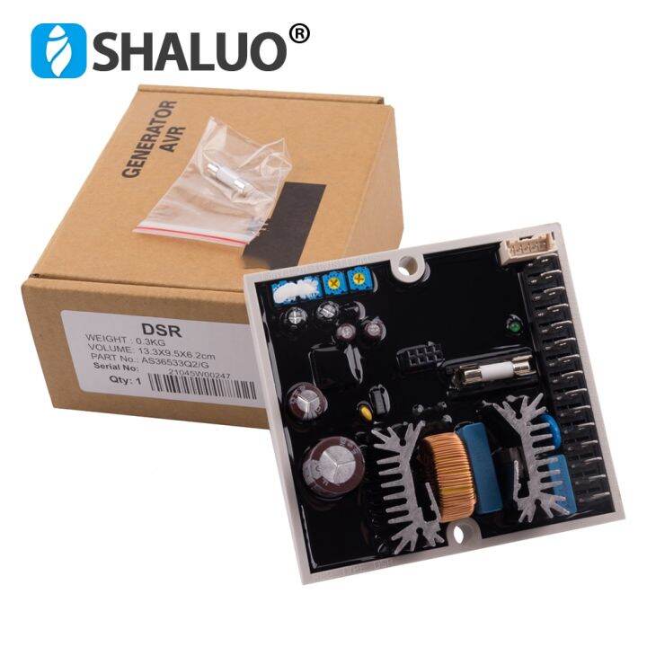 shaluo-dsr-avr-เครื่องควบคุมแรงดันไฟฟ้าอัตโนมัติเครื่องกำเนิดไฟฟ้าดีเซลสำหรับ-mecc-alte-genset-โมดูลควบคุมเครื่องกำเนิดไฟฟ้ากระแสสลับ