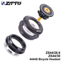 ZTTO 4444S ชุดหูฟังจักรยานขี่บนถนน MTB 44Mm 44Mm CNC 1 1/8 "28.6ท่อตรงส้อม SEMI-INTEGRATED ภายใน ZS44