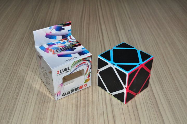 z-cube-skewb-with-black-carbon-fibre-stickers