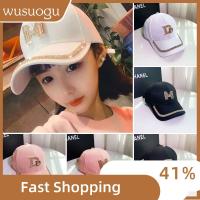 WUSUOGU ฮิปฮอป หมวกเบสบอลพลอยเทียม กีฬานอกสถานที่ สแน็ปแบ็ค ตัวอักษร D M casquette ปรับได้ปรับได้ หมวกกันแดดหมวก ชายหญิง