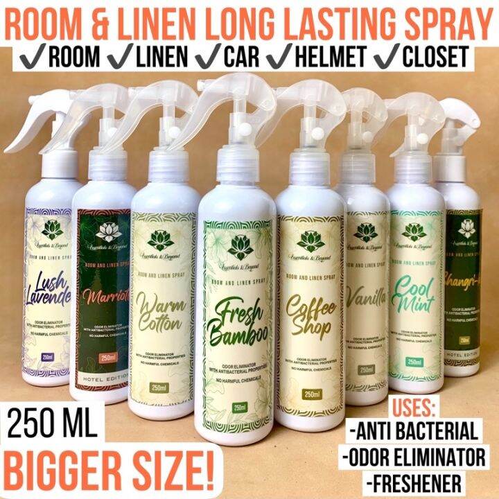 BIG SIZE EB Antibacterial Room Linen Spray (250ml) Odor Eliminator