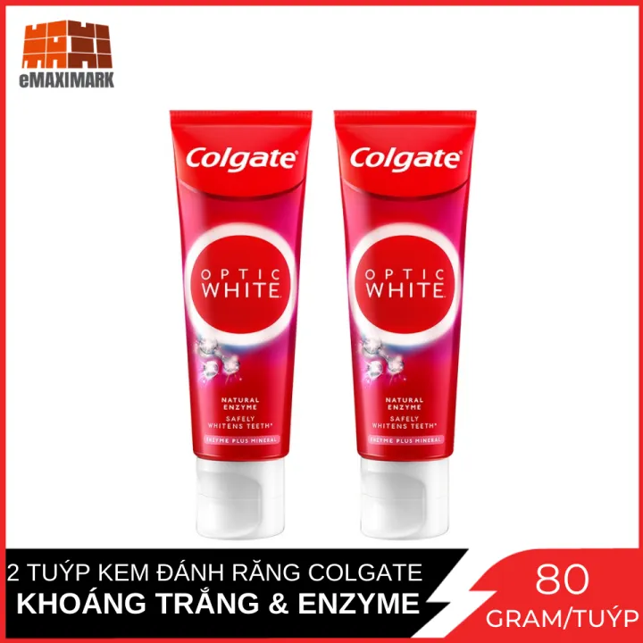 コルゲート Colgate OPTIC WHITE ENZYME 80g - 口臭防止