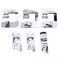 6 Pcs Sewing Machine Presser Foot Set Narrow Rolled Hemming Foot Kit For All Low Shank Snap-On Singer Brother Janome