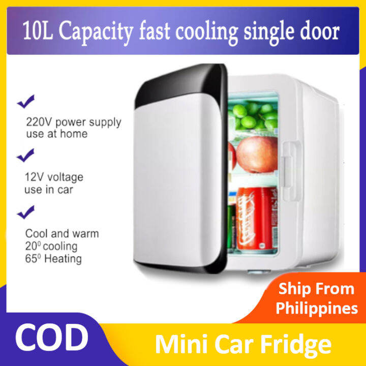 【Spot the Philippines】Portable Car / Home 10L Refrigerator Electronic