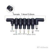 【YP】 7.4x5.0mm 7.4x0.6 Female To 7.4 5.0mm 4.5x0.6 4.8x1.7mm 5.5x2.1/5.5 2.1mm Male Jack for / DELL Laptop Plug