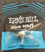 วอลลุ่ม Ernie Ball 250K Split Shaft Potentiometer  1/4 Bushing Length อะไหล่กีตาร์ไฟฟ้าและเบสไฟฟ้า