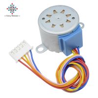 สเต็ปเปอร์มอเตอร์นำ28byj-48 Dc 5V 12V ชุดสำหรับ Arduino Diy 8เฟสมอเตอร์สเต็ปเกียร์ลดลง25ซม. 28byj4 28byj 4เฟส