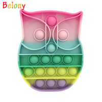 Belony ดันเด้ง Bubble Fidget Sensory ของเล่นความเครียดสำหรับ Homeschool และสำนักงานสำหรับเด็กผู้ใหญ่