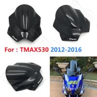 ประกาศณ์สำหรับยามาฮ่า TMAX530 Tmax 530 T-MAX530 T-Max 530 2012 2013 2014 2015 2016กระจกบังลมกระจกรถจักรยานยนต์แผ่นเบนทางลม