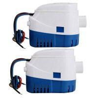 【Ready Stock&amp;COD】2X Automatic Submersible Boat Bilge Water Pump 12V Auto with Float Switch Outlet