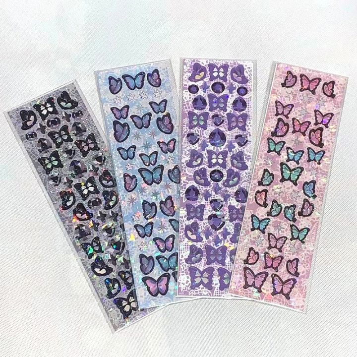 1pc-korean-laser-color-butterfly-stickers-scrapbooking-hand-account-beautify-tool-kawaii-stationery-sticker-school-supplies