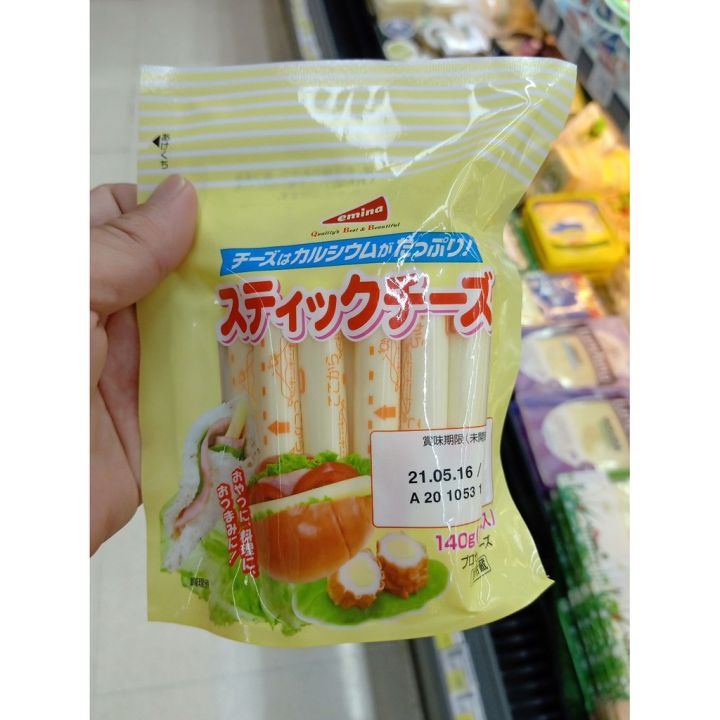 อาหารนำเข้า-japan-flavored-cheese-cheese-products-hisupa-pd-emina-stick-cheese-140g