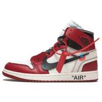 2023 Original Hot Off-White x J 1 JA1 R High OG The Ten Chicago UNC White AA3834-101 Men Women