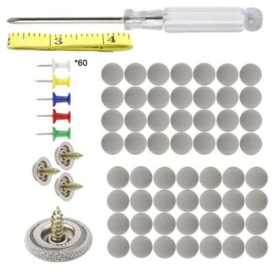 【CC】✧¤▽  60pcs Car Headliner Repair Buckle Roof Rivets Ceiling Rivet With Installation