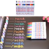 【hot】 1pcs Colorful marker pen for ceramic glass plastic paper Paint Office School supplies