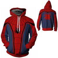 เวนเจอร์สเดอร์แมน S Pider-Man เสื้อกันหนาวหมวก H Oodies แจ็คเก็ตเสื้ออะนิเมะคอสเพลย์ซูเปอร์ฮีโร่